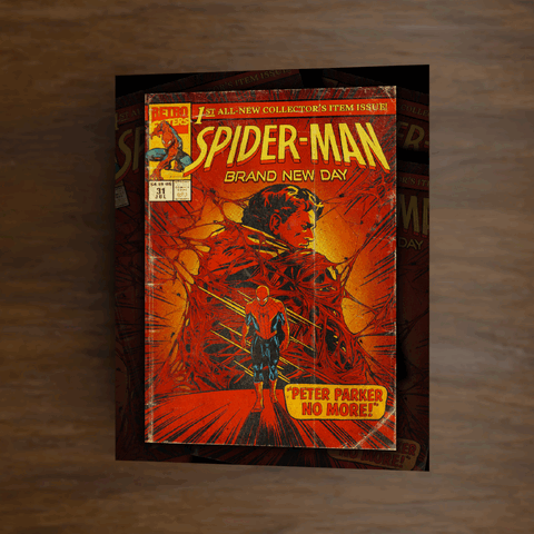 Peter Parker No More! metal print
