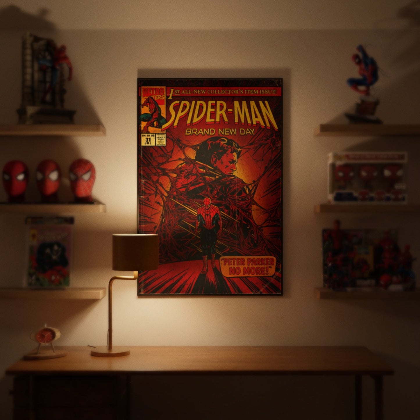Peter Parker No More! paper print on wall